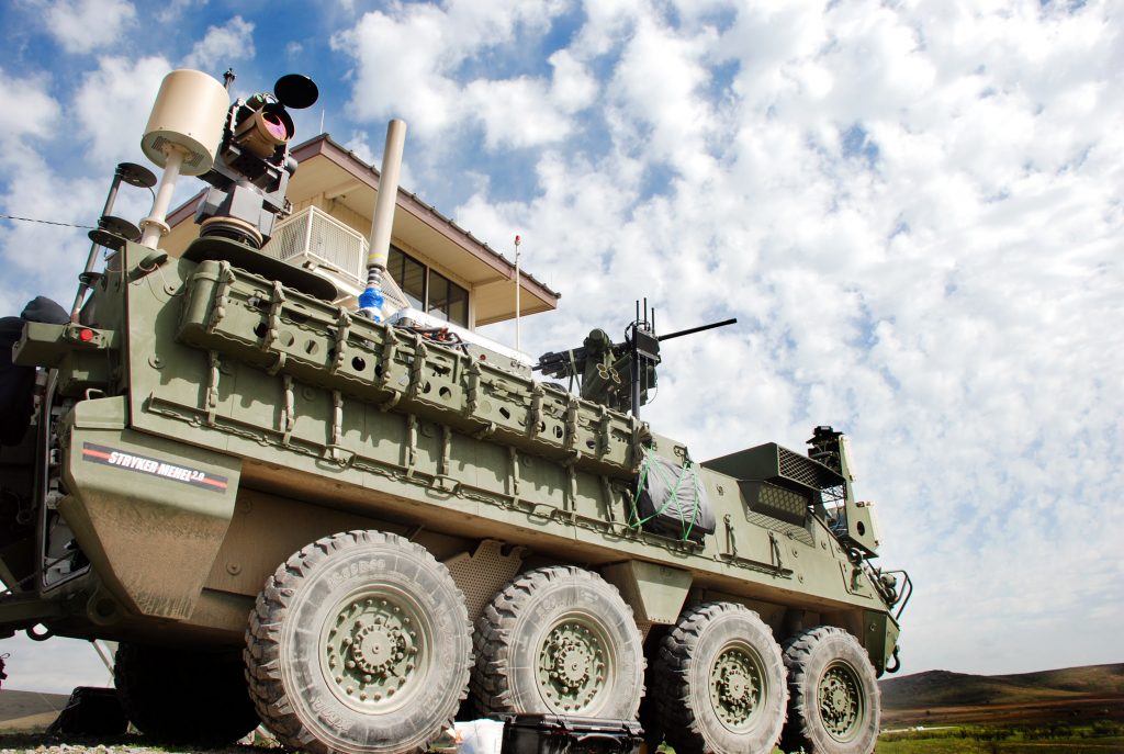 U.S. Army Awards Contract for M-SHORAD Directed Energy Stryker ...
