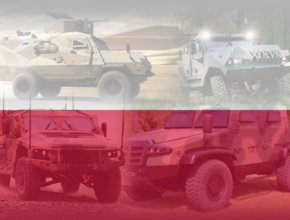 collage of armored vehicles