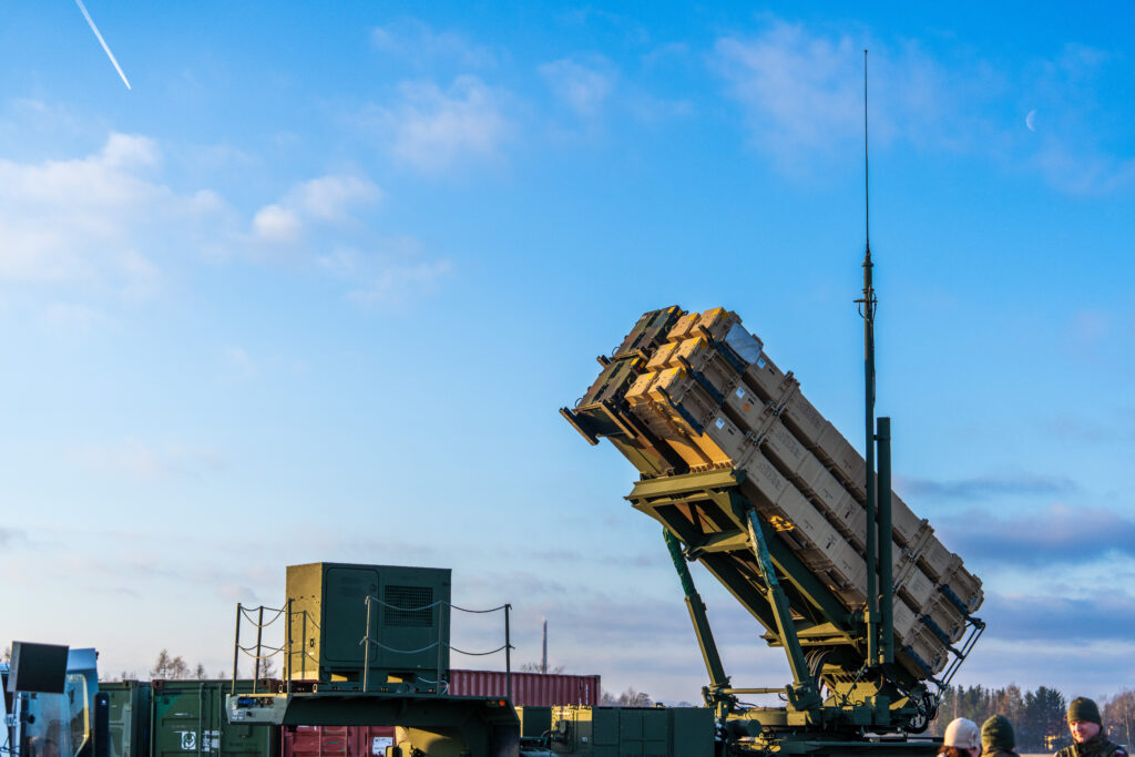 an air defense missile launcher 