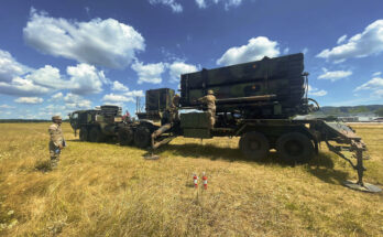 Patriot missile defense battery