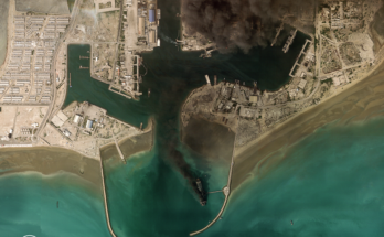 Fires at Bandar-Abbas Military Harbor in Iran