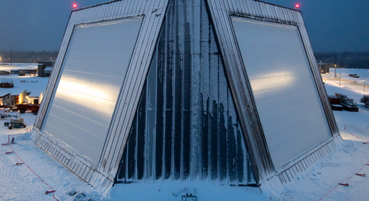 LRDR facility at Clear Space Force Station, Alaska. (Source: DVIDS)