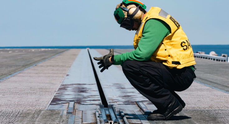 EMALS prelaunch inspection
